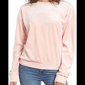 Juicy Couture Velour Pullover Size S Pink NWT Sugared Icing Sweatshirt Y2K Glam